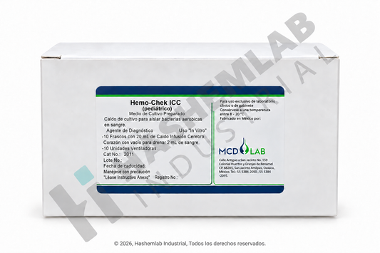 Hemocultivo Pediátrico ICC Fco. 20ml MCD LAB