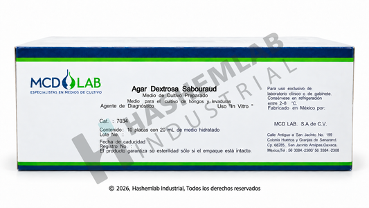 Agar Dextrosa Sabouraud Pqte/10 Placas MCD LAB