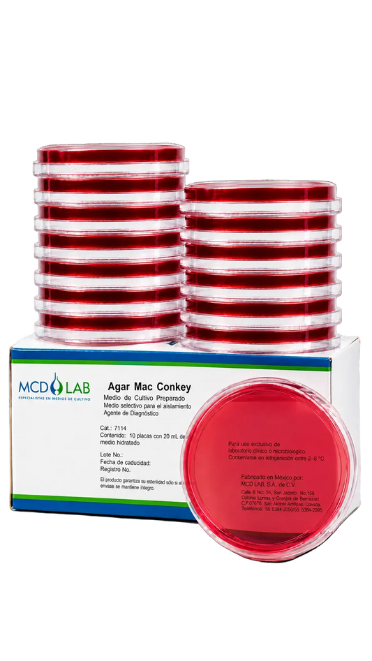 Agar MacConkey Pqte/10 Placas MCD LAB